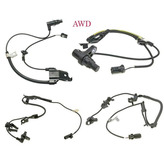4X ABS Wheel Speed Sensor Front-Rear L  R :Fits Toyota Highlander 08-13 AWD