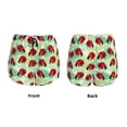 thumbnail image 3 of Xecao Red Ladybugs And Leaf for Double-layer Running Short for Women, Perfect for Gym, Tennis, and More, Featuring a Convenient Pocket-X-Large, 3 of 7
