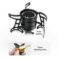 thumbnail image 6 of Wind-Resistance Portable Butane Camping Stove with Case，No Flame Adjustable Infrared Gas Stove for Outdoor Cooking, Camping BBQ Hiking, 6 of 13