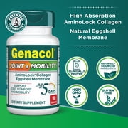 Genacol Joint & Mobility - Eggshell Membrane and Ultra-Hydrolyzed Collagen, 30-Day Supply