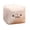 C, variant on Cute Tofu Leopard Plush Toy, 8.7-inch Square Leopard Doll Lovely Seal Face Plush Toy, Daily Decoration and Delicate Holiday Gift