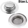 thumbnail image 1 of 2pcs Stainless Steel Kitchen Sink Strainer Basket Sink Drain Strainer Kitchen Tools and Gadgets Sink Strainer, 1 of 5