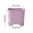 thumbnail image 3 of Succulents Planter, Colorful Square Porous Breathable Mini Gardening Pot, 1-Pack, 3 of 6