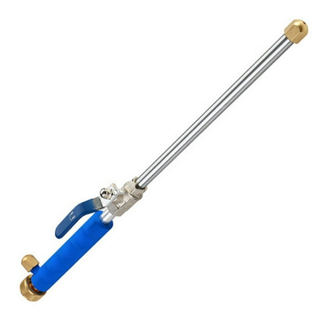 High Pressure Power Washer Water Sprayer Nozzle Lever Attachment Garden Hose (Blue)