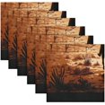 thumbnail image 6 of GZHJMY Western Desert Cowboy Cloth Napkins Set of 1,Reusable Washable Polyester Dinner Table Napkins for Kitchen,Dining,Restaurant,Party Decoration, 6 of 7