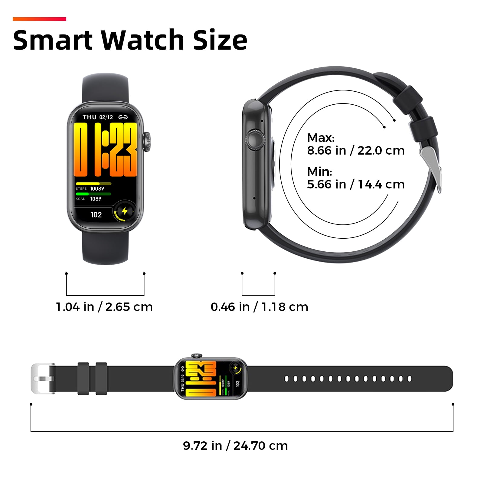 Pakrys QS50 Smart Watch for Women with 1.47” Full Touch Screen Smartwatch with Bluetooth Call 100+ Sports Modes Fitness Tracker with IP68 Waterproof for iOS Android