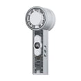 thumbnail image 2 of Handheld Mecha Fan with Digital Display, Stepless Adjustable Speed, USB Rechargeable Cooler Fan, Outdoor LED Light, Transparent Blade, 3000 mAh, 2 of 9