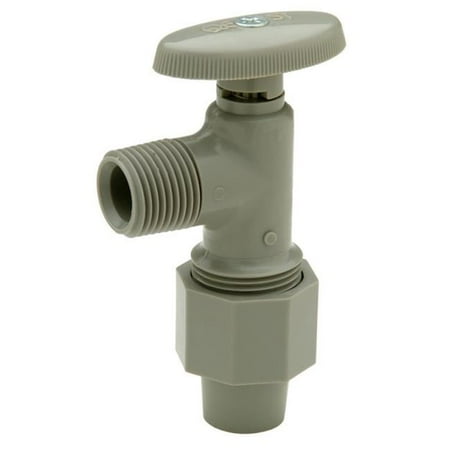 Qest QV342R 0.5 x 0.25 in. Angle Stop Shutoff Valve