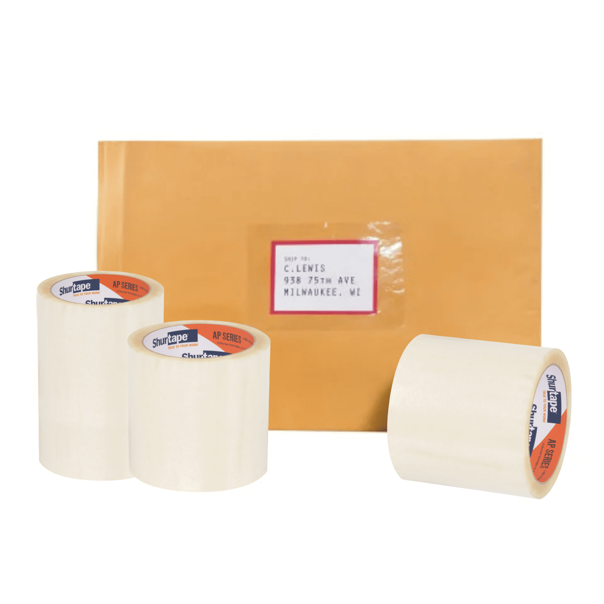 Shurtape AP-15 Label Protection Tape: 6 in x 72 yds. (Clear)
