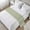 Green, variant on Orange Morocco Bed Runner, Satin Bed Throw Runner for Twin Size Beds, Geometric Leaf Diamond Lattice Abstract Decorative Bedding Dresser Scarf for Foot of Beds Sofa Cabinet End Table 71"x20"