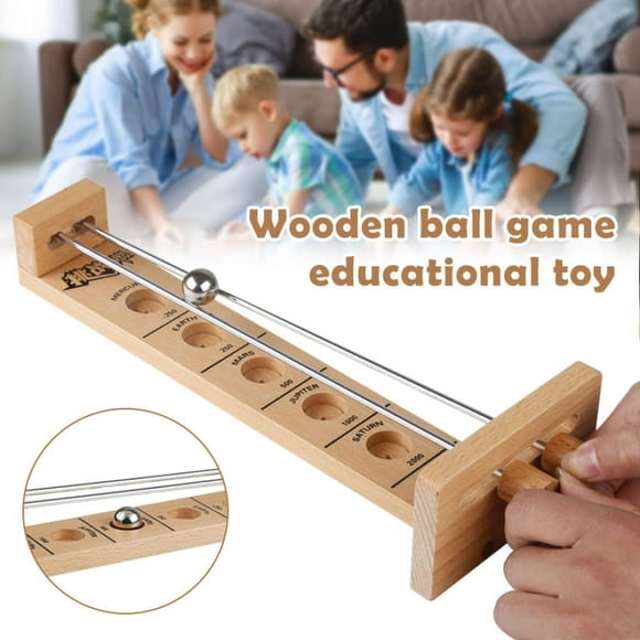 Wooden Ball Toy Shoot The Moon Games Desktop Nostalgia Balancing Board Game Educational Toy for Bar Groups Kids New