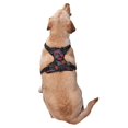thumbnail image 2 of Naloa Colorful Hawaii Palms Pet Harness Vest with Traction Rope, Adjustable No-Choke Dog Vest for Outdoor, Walking - Small, 2 of 4