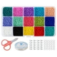 thumbnail image 1 of 15 Gird Beads DIY Beading Supplies Crafting Accessories de fabricación de semillas con cordón elástico Zulema pulsera de cuentas, 1 of 8