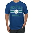 thumbnail image 1 of Wild Bobby City of Seattle Baseball Fantasy Fan Sports Men's T-Shirt, Royal, Small, 1 of 6