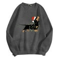 thumbnail image 6 of Cute Dog Sweatshirts for Women 2025 Long Sleeve Dog Graphic Sweatshirt for Lovers Pullover Tops, 6 of 8