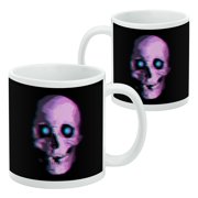 Stereoscopic Skull 3D White Mug