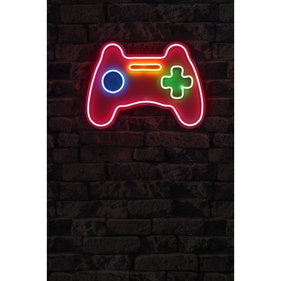 TRNDY Playstation Neon Sign, 16 in x 11 in, Electric, TV & Movies, Party