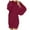 Hot Pink, variant on gakvbuo Fall Dresses For Women 2023 Plus Size Mini Dress Long Sleeve Women's Medium Length Long Sleeved Round Neck Loose Dress
