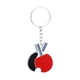 thumbnail image 1 of Llavero con forma de bate de pong Salvador colgante de metal para llaves de coche, 1 of 9