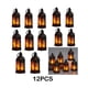 thumbnail image 5 of Wosthever 2 unids/set de luz ambiental de estilo europeo con luz de velas parpadeantes, decoración interior, linterna decorativa Electrodomésticos negro * 12PCS, 5 of 6