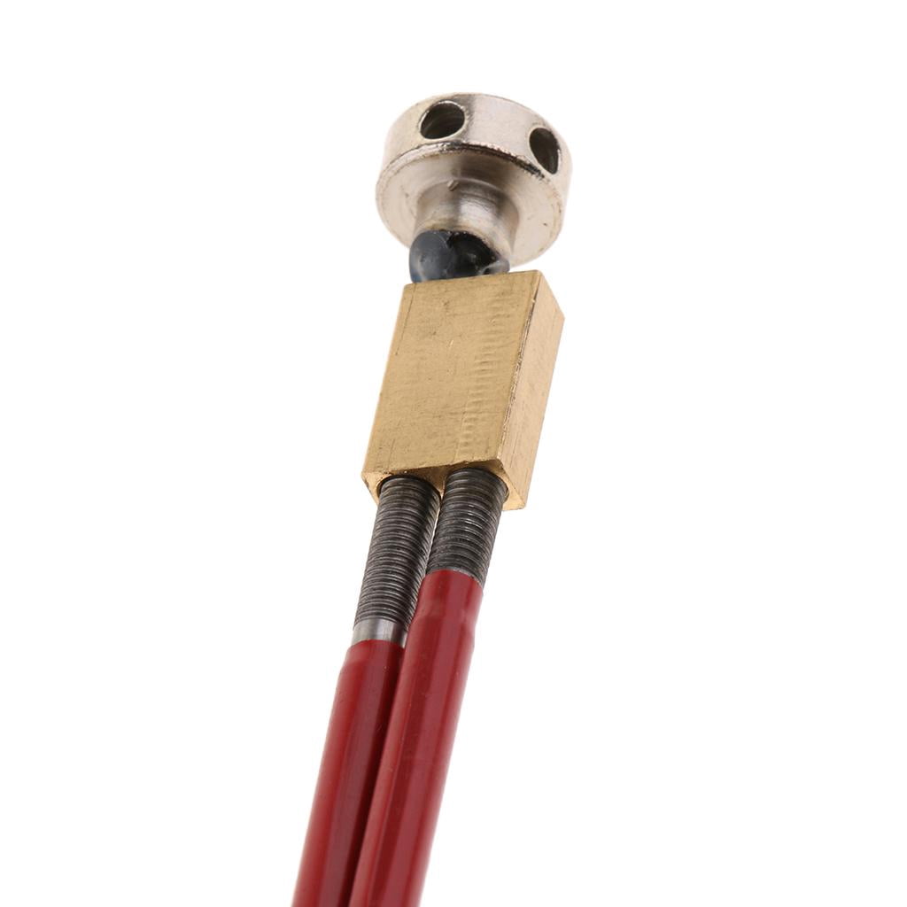 LeeQinersw Two Way Two Action Adjustable Truss Rod Brass Head for Guitar Mandolin 456mm