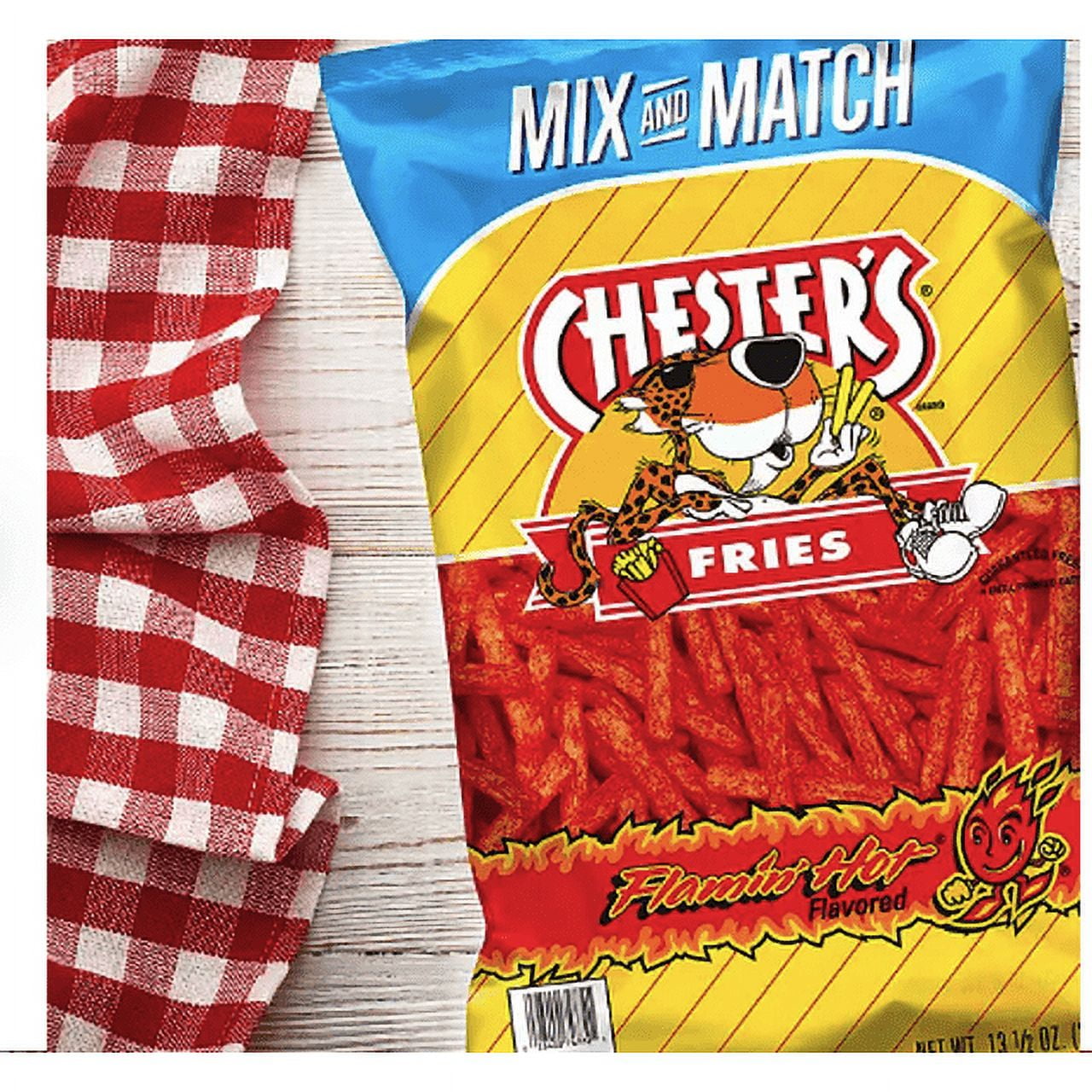 Chester's Fries Flamin' Hot Corn & Potato Snacks