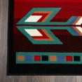 thumbnail image 3 of Home Dynamix Premium Sagrada Southwestern Geometric Runner Area Rug, Black/Red, 1'9"x7'2", 3 of 5