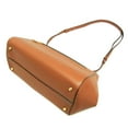 thumbnail image 3 of Pre-Owned Bottega Veneta Palmerath ANGLE 576143 Women's Leather Shoulder Bag Camel (Good), 3 of 13