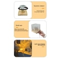 thumbnail image 3 of Lámpara de escritorio dinámica de luz nocturna con patrón de agua giratoria USB, adornos artesanales (A) Likrtyny Para estrenar, 3 of 9