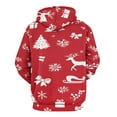 thumbnail image 3 of Christmas Snowflake Deer 3d Sweatshirts Hoodie Fashion Casual Personality Men's Women Street Hoodie Pullovers Long Sleeve Comfortable Top, 3 of 6