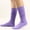 Light Purple, variant on Thick Slouch Socks for Women and Men, Thermal Bubble Leg Warmers, Long Warm Compression Style Socks for Winter Wear, Watermelon Red, One Size