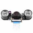 thumbnail image 1 of Camera Module For Raspberry Pi 3/2/B Wide Angle Fisheye Lens With Fill Light, 1 of 5