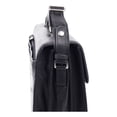 thumbnail image 6 of Milestone 5 in. x 5 in. x 12 in. Leather Briefcase Fits Devices Up to 15.6 in. - Black, 6 of 8