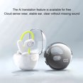 thumbnail image 2 of Kearding Auriculares de traducción Ai con sonido claro para llamadas telefónicas de música y conversaciones Traductores de auriculares Ai Relojes inteligentes blanco, 2 of 6