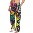 thumbnail image 6 of Logiee Colorful Pug Print Pajama Pants for Men,Men’s Pajama Bottoms,Mens PJ Pants with Pockets & Button Fly-Medium, 6 of 6