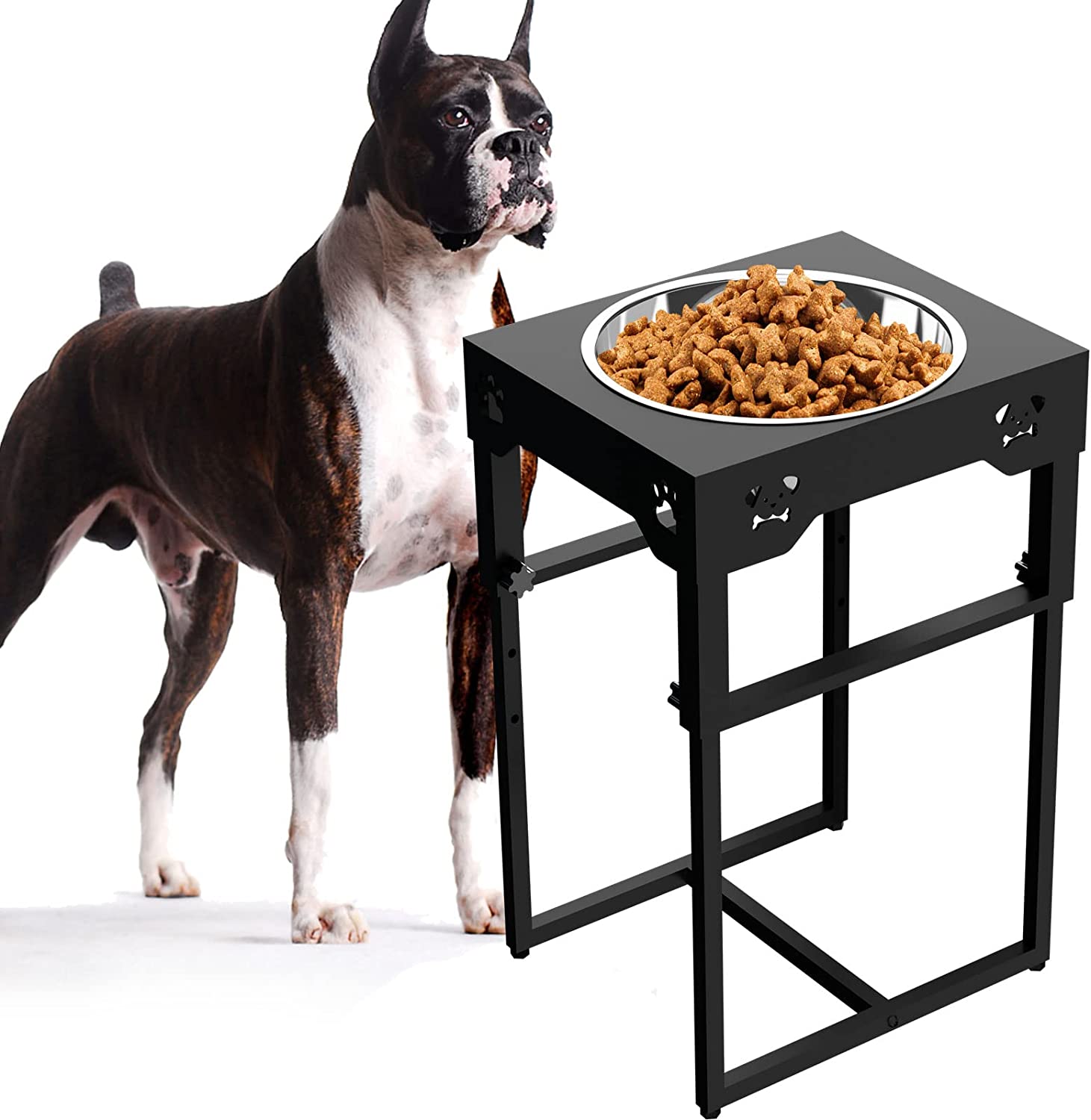 Raised Dog Bowl for Large Dogs Elevated Dog Bowls with 4 Litre Extra