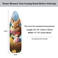 thumbnail image 6 of HELLHERO Iron Board Cover 3 Fasteners Easter Bunny Egg Basket Elastic Edge 15x54 Inch for Home, 6 of 6
