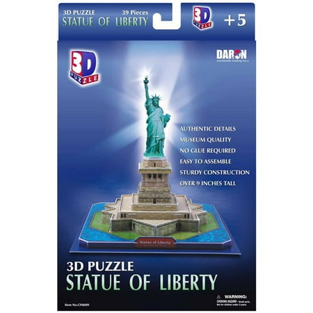 liberty statue daron puzzle 3d