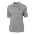 thumbnail image 2 of Women's Cutter & Buck Gray Ohio State Buckeyes Team Virtue Eco Pique Recycled Polo, 2 of 3