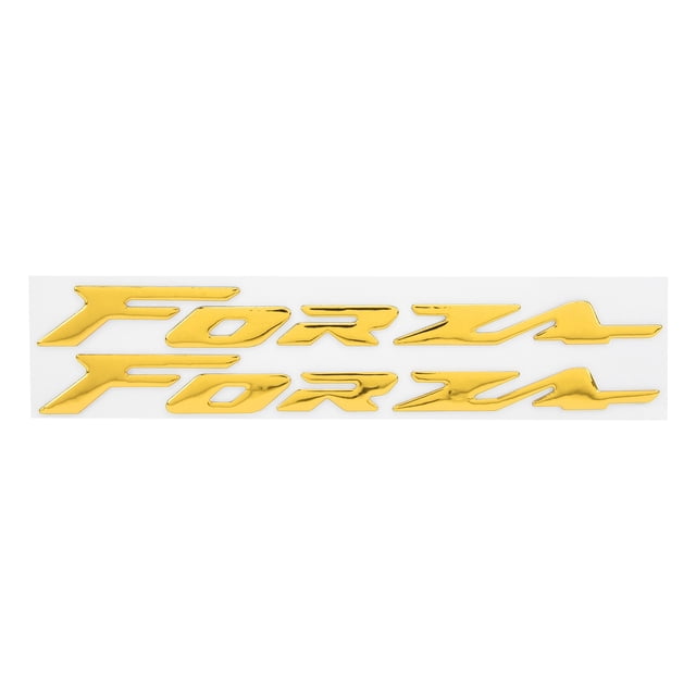 Decoración de motocicletas, par de pegatinas con emblema, calcomanía con emblema, materiales ecológicos