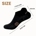 thumbnail image 3 of 2 Pairs Ankle Running Socks Low Cut Breathable Sports Tab Cushioned Casual Cotton Socks for Men and Women , Athletic Cushioned Low Cut Running Socks for a Secure Fit, 3 of 8