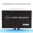 thumbnail image 4 of Compatible avec pour 98/Me/2000/XP, Boîtier de Commutation de Partage de Coque en Fer, Commutateur de Partage, avec 2/4 Ports USB, Manuel pour Imprimante, 4 of 8