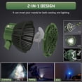 thumbnail image 3 of IC ICLOVER Battery Powered Rechargeable Camping Light Ceiling Fans LED Lantern Tents Gear, 3 of 11