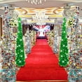 thumbnail image 3 of Collapsible Christmas Tree, Artificial Silver Tinsel Coastal Christmas Tree for Holiday Party Decorations, 3 of 3