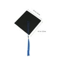 thumbnail image 3 of Master Graduation Hat with Loop Tassel Student Square College Academic Dress Accessory, 3 of 8