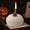 White, variant on Msgweeeg Candles for Home Scented Halloween Outdoor Decorations Halloween Pumpkin Scented Candle Handmade Simulated Pumpkin Candle Ambient Graceful Aromatherapy
