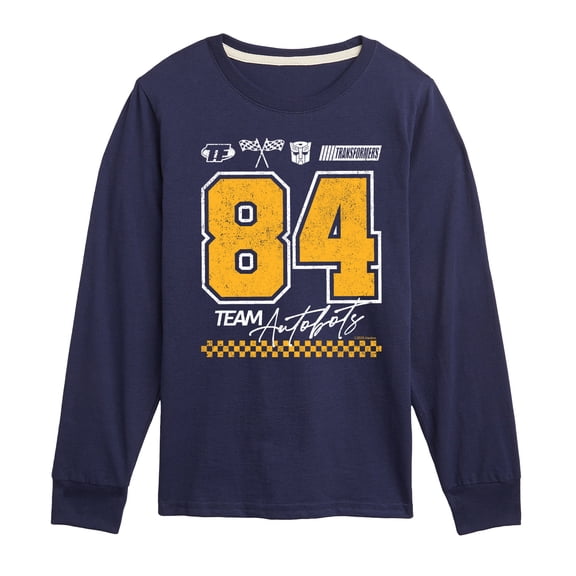 Transformers - Transformers Racing Jersey - Youth Boys Long Sleeve Graphic T-Shirt