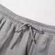 thumbnail image 2 of Pantalones deportivos retro americanos de otoño e invierno para mujer, pantalones anchos y rectos con rayas verticales y cordón gris, pantalones deportivos holgados de cintura alta, 2 of 6