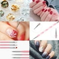 thumbnail image 7 of Pinkiou Nail Art Brushes Kit with Nail Painting Brushes, Nail Dotting Tool, Nail Foil, Paillette Decoration Manicure Rhinestones Tape Color for Nails, 7 of 7