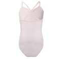 thumbnail image 2 of ranrann Kids Girls Spaghetti Shoulder Straps Crisscross Back Bodysuit Ballet Dance Gymnastic Leotard Pink 8-10, 2 of 4